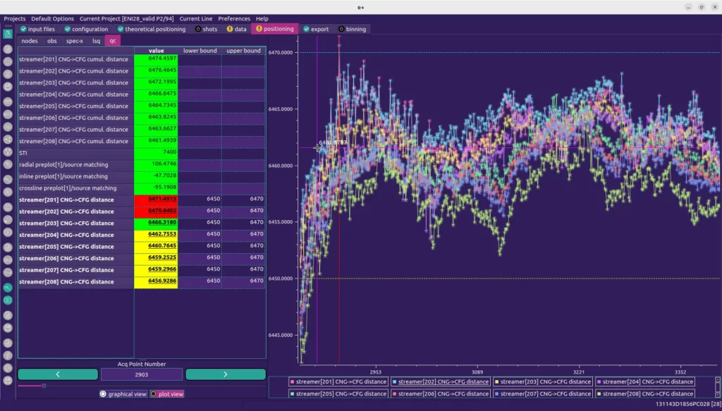 qc tab of positron version 2.2