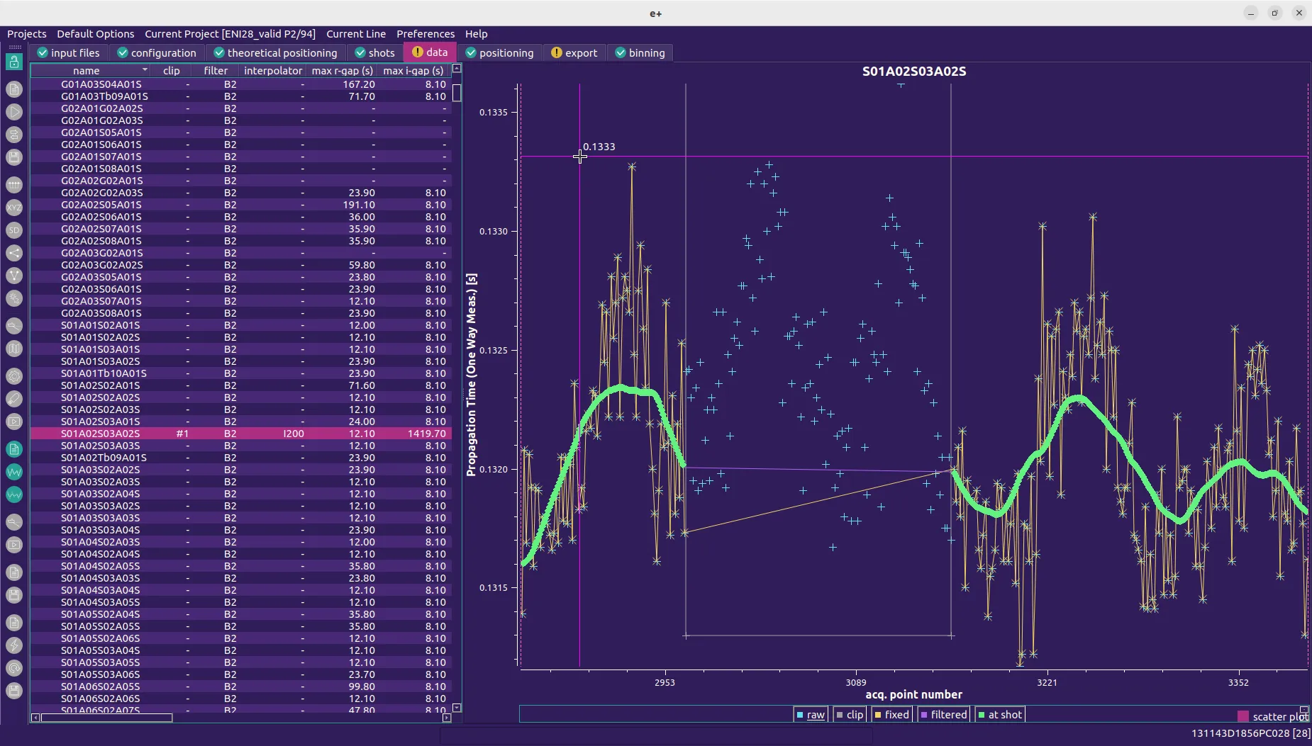 data tab in positron version 2.18